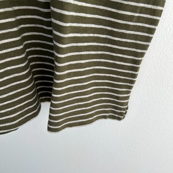 VINCE Stripe Cotton Slub Polo - Picture 2 of 4